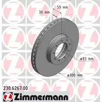 ZIMMERMANN Bremsscheiben Satz IVECO Daily 4 6 vorne