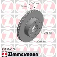 ZIMMERMANN Bremsscheiben Satz IVECO Daily 4 5 6 ab 06.2006 vorne