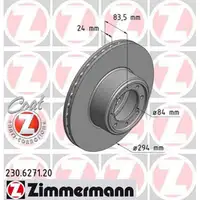 ZIMMERMANN Bremsscheiben Satz IVECO Daily 4 5 mit ABS-Sensorring hinten