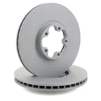 ZIMMERMANN Bremsscheiben Satz f&uuml;r Ford Transit 2000-2006 mit Frontantrieb vorne