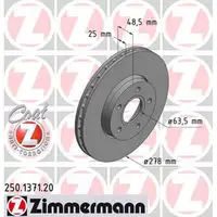 ZIMMERMANN Bremsscheiben f&uuml;r FORD GRAND / C-MAX II ab 06.2015 FOCUS III vorne