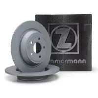 ZIMMERMANN Bremsscheiben Satz f&uuml;r FORD KUGA II + MONDEO V MK5 TURNIER hinten