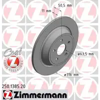 ZIMMERMANN Bremsscheiben + Bremsbel&auml;ge FORD EDGE 2.0 TDCi AWD 180/210 PS hinten