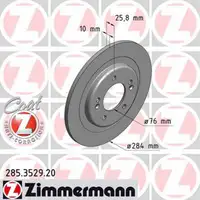 ZIMMERMANN Bremsscheiben + Bremsbel&auml;ge HYUNDAI i30 (GD) KIA CEE'D (JD) hinten