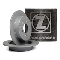 ZIMMERMANN Bremsscheiben Satz f&uuml;r HYUNDAI TUCSON (TL) KIA SPORTAGE (QL) hinten