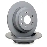 ZIMMERMANN Bremsscheiben + Bel&auml;ge HONDA ACCORD VIII 2.0i 2.4i 2.2i-CTDi hinten