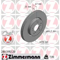 ZIMMERMANN Bremsscheiben f&uuml;r HONDA HR-V (RU) 1.5 130 PS 1.6 i-DTEC 120 PS vorne