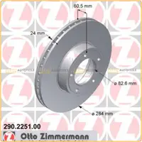 ZIMMERMANN Bremsscheiben Satz f&uuml;r Jaguar XJ XJS 07.1985 - 09.1997 vorne