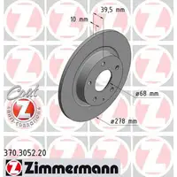ZIMMERMANN Bremsen Kit Bremsscheiben + Bremsbel&auml;ge f&uuml;r Mazda 6 (GJ GH) hinten