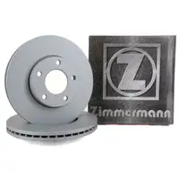 ZIMMERMANN Bremsscheiben Satz f&uuml;r MAZDA 3 (BK BL) 5 (CW CR19) 15 Zoll vorne