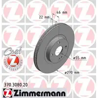 ZIMMERMANN Bremsscheiben f&uuml;r Mazda MX-5 II (NB) 1.6 16V 1.8 16V 110-146PS vorne