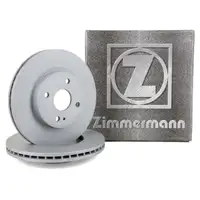 ZIMMERMANN Bremsscheiben Satz f&uuml;r Mazda 2 (DE) 1.3 1.5 1.4MZR-CD 1.6MZ-CD vorne
