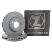 ZIMMERMANN Bremsscheiben Satz f&uuml;r Mazda CX-7 (ER) 2.3DISI 2.2MZR-CD/AWD vorne
