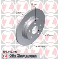ZIMMERMANN Bremsen Kit Bremsscheiben + Bremsbel&auml;ge MERCEDES S-KLASSE W140 hinten