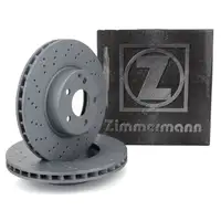 ZIMMERMANN Bremsscheiben Satz Mercedes SL R230 350 500 245-388 PS vorne