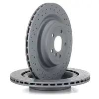 ZIMMERMANN Bremsscheiben Satz MERCEDES X166 bis 2013 W166 bis 12.2012 hinten