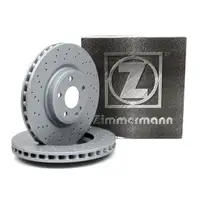 ZIMMERMANN Bremsscheiben Satz Mercedes W176 W246 C117 X156 mit Sportpaket vorne