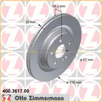 ZIMMERMANN Bremsen Kit Bremsscheiben + Bel&auml;ge + Wako Mercedes W220 S500 hinten