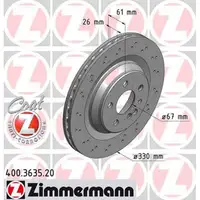 ZIMMERMANN Bremsscheiben Satz Mercedes W220 C215 S/CL600 S/CL55AMG hinten