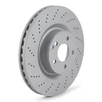 ZIMMERMANN Bremsen Kit Bremsscheiben + Bel&auml;ge + Wako Mercedes W212 S212 vorne