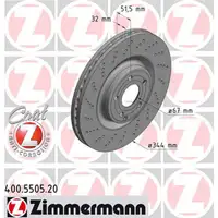 ZIMMERMANN Bremsscheiben + Bel&auml;ge Wako MERCEDES CLS C218 X218 350 400 350d vorne