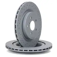 ZIMMERMANN Bremsscheiben Satz MERCEDES A-KLASSE CLA GLA 45AMG SLC 43AMG hinten