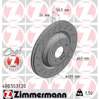 ZIMMERMANN Bremsscheiben Satz MERCEDES SL R231 350 400 500 306-455 PS hinten