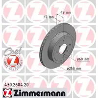 ZIMMERMANN Bremsscheiben + Bremsbel&auml;ge f&uuml;r OPEL AGILA A ab - bis Fgst.-Nr. vorne