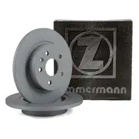 ZIMMERMANN Bremsscheiben Satz f&uuml;r OPEL ASTRA J + MOKKA / MOKKA X 15 Zoll hinten