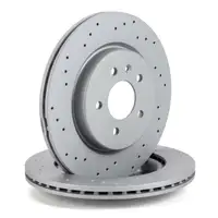 ZIMMERMANN Bremsscheiben Satz f&uuml;r Opel Astra GTC J 2.0 OPC POC J05 280 PS hinten
