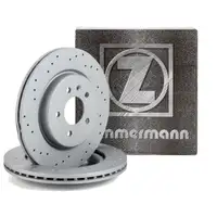 ZIMMERMANN Bremsscheiben Satz f&uuml;r Opel Astra GTC J 2.0 OPC POC J05 280 PS hinten
