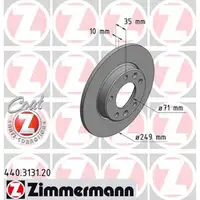 ZIMMERMANN Bremsen Bremsscheiben + Bremsbel&auml;ge f&uuml;r Peugeot 308 II / SW II hinten