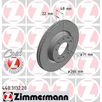 ZIMMERMANN Bremsscheiben Satz f&uuml;r Peugeot 308 II / SW II m. Mando-System vorne