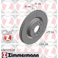 ZIMMERMANN Bremsscheiben + Bel&auml;ge LAND ROVER DISCOVERY 5 RANGE ROVER SPORT vorne