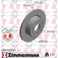 ZIMMERMANN Bremsscheiben LAND f&uuml;r ROVER DISCOVERY II RANGE ROVER II III hinten