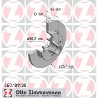 ZIMMERMANN Bremsscheiben Satz f&uuml;r Porsche 924 2.0 125 PS 11.1975-08.1989 vorne