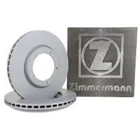 ZIMMERMANN Bremsscheiben Satz f&uuml;r Porsche 911 2.2-3.0 924 2.0 2.5S 944 2.5 vorne