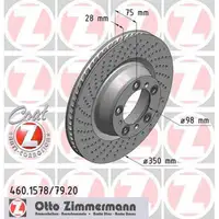 ZIMMERMANN Bremsscheiben Bel&auml;ge Wako PORSCHE 911 (997) 3.6/3.8 Turbo / S hinten