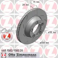 ZIMMERMANN Bremsscheiben + Bremsbel&auml;ge + Wako f&uuml;r PORSCHE PANAMERA (970) hinten