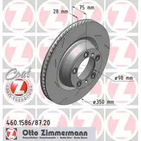 ZIMMERMANN Bremsscheiben f&uuml;r PORSCHE PANAMERA 4.8 GTS / 4.8 Turbo / S hinten