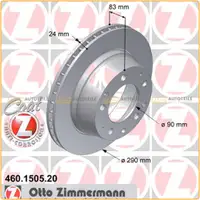ZIMMERMANN Bremsscheiben Satz f&uuml;r Porsche 911 3.1 Carrera 3.2 SC Carrera hinten