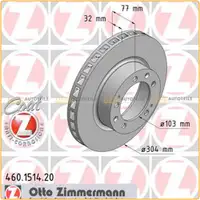 ZIMMERMANN Bremsscheiben + Bel&auml;ge PORSCHE 928 4.7 5.0 + 944 2.5 Turbo 5.0 vorne