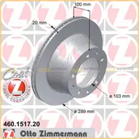 ZIMMERMANN Bremsscheiben Satz 944 2.5/S 2.7 160-190 PS 09.1987-12.1990 hinten