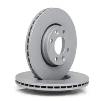ZIMMERMANN Bremsen Bremsscheiben + Bel&auml;ge f&uuml;r Renault Clio IV Kangoo Zoe vorne