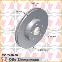 Bremsscheiben + Bel&auml;ge Set SUBARU Impreza 1.6 AWD 95 PS + 2.0 AWD 125 PS vorne