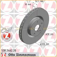 Zimmermann Bremsscheiben Satz SUBARU Impreza 2.0/2.5 WRX STI AWD vorne