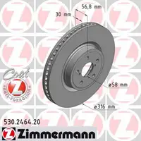 Zimmermann Bremsscheiben Satz SUBARU Forester (SJ) Legacy IV 3.0R V 2.5GT vorne