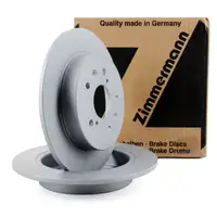 ZIMMERMANN Bremsscheiben Satz f&uuml;r Suzuki Swift III 1.6 125 PS ab 05.2006 hinten