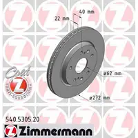 ZIMMERMANN Bremsscheiben Satz f&uuml;r Suzuki Swift IV 1.6 136 PS ab 01.2012 vorne