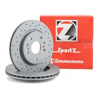 Zimmermann SPORT Bremsscheiben Satz f&uuml;r SUZUKI SWIFT IV (FZ NZ) 1.6 136 PS vorne